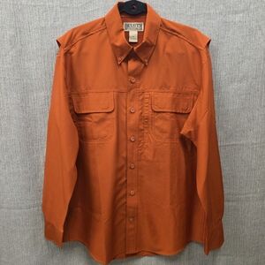 Like New Duluth Trading Co Rust Orange Shirt